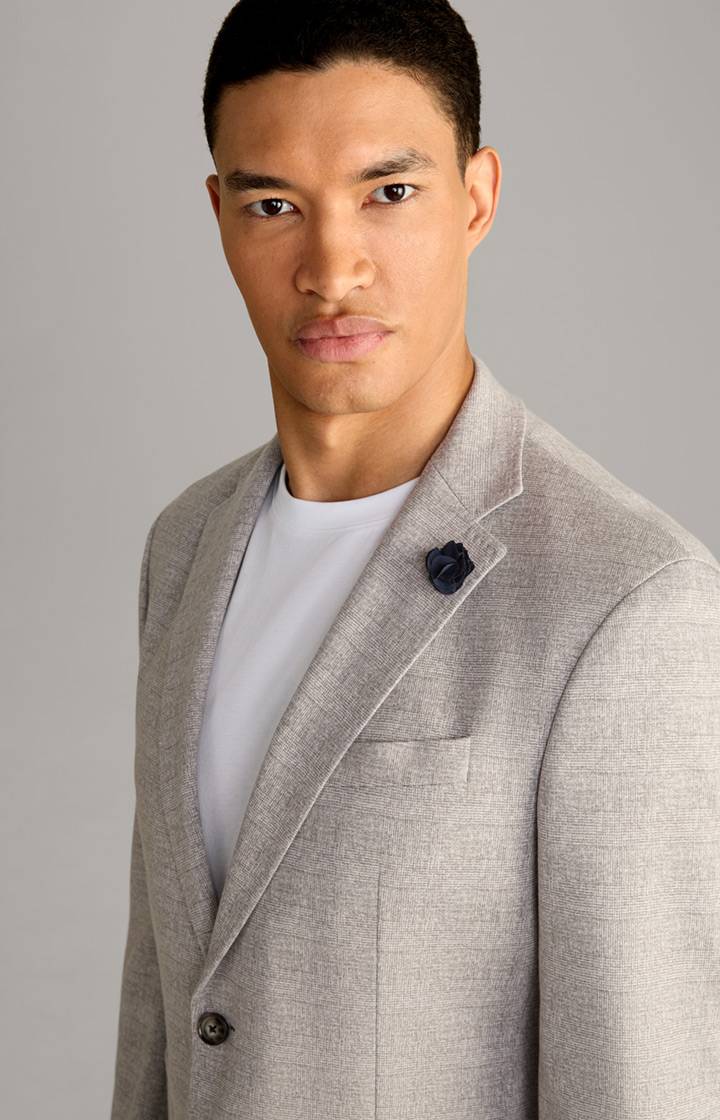 Joop Jerseysakko Hoverest In Grau Kariert