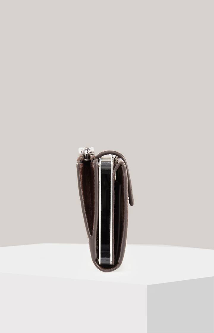 Joop Karten-Etui Fano C-Four E-Cage In Dunkelbraun