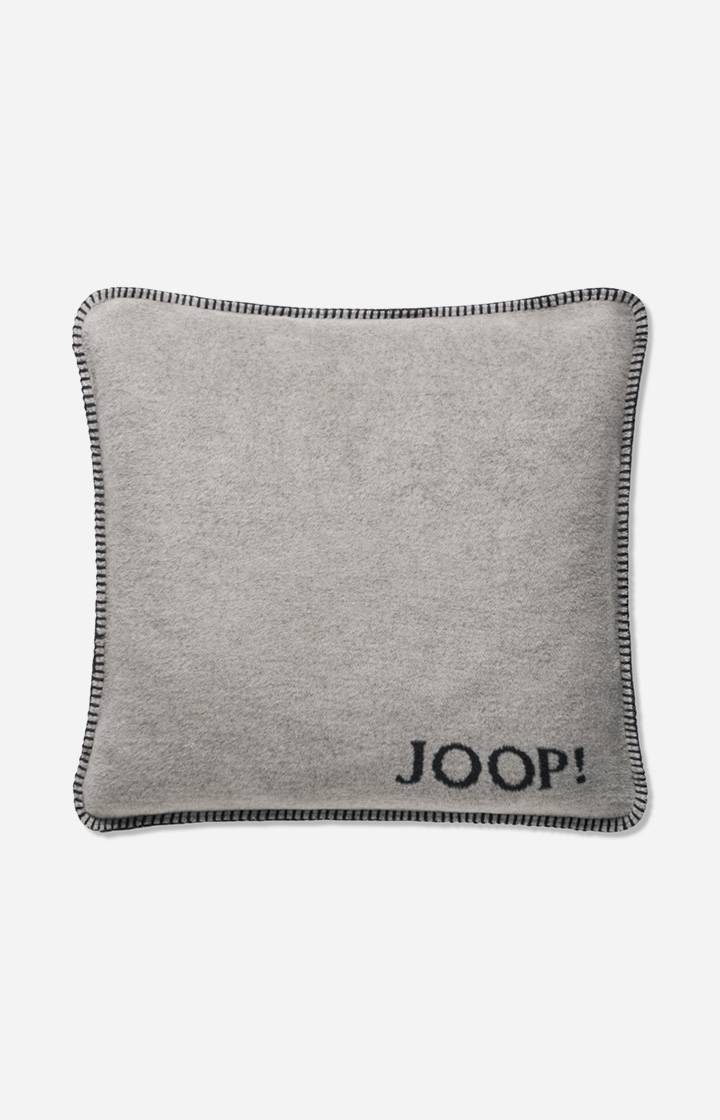 Joop Kissen Uni-Doubleface in Ash-Anthrazit