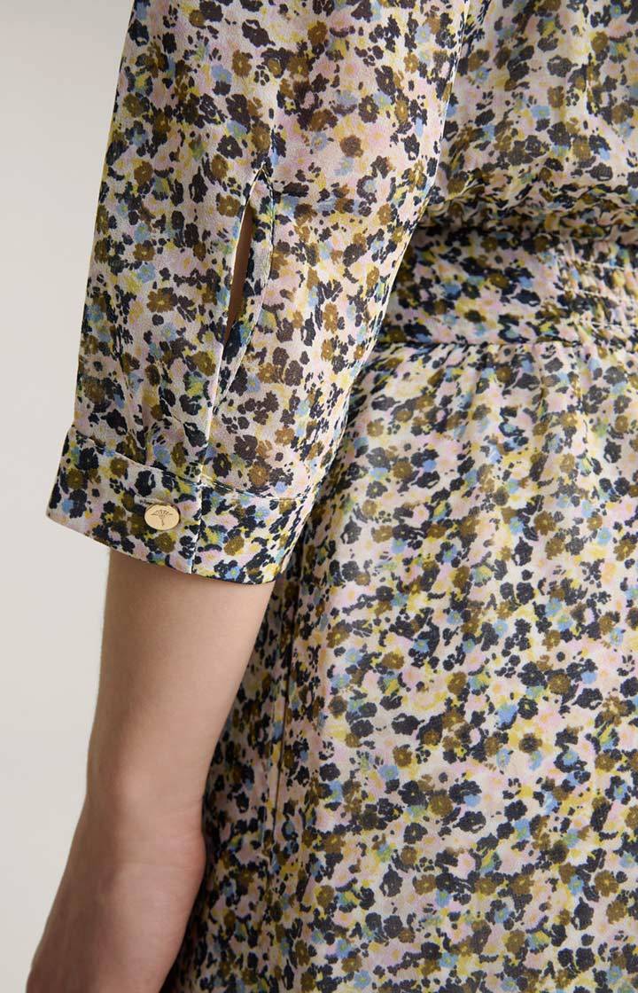 Joop Kleid In Ecru/Flieder Gemustert