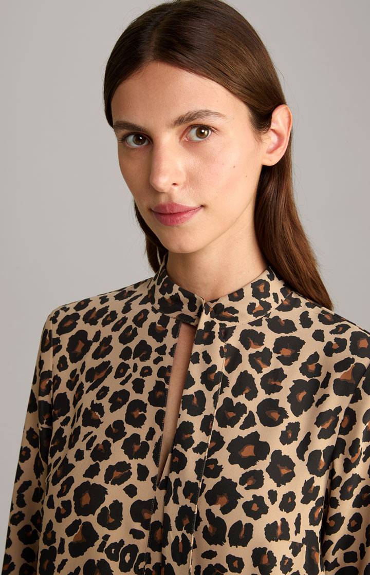 Joop Kleid In Hellbraun Gemustert