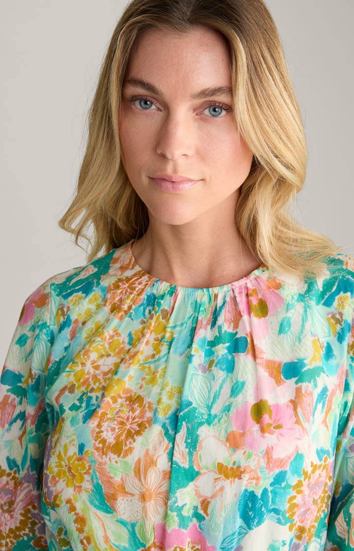 Joop Kleid In Mint/Türkis/Gelb