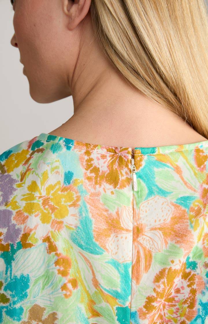 Joop Kleid In Mint/Türkis/Gelb