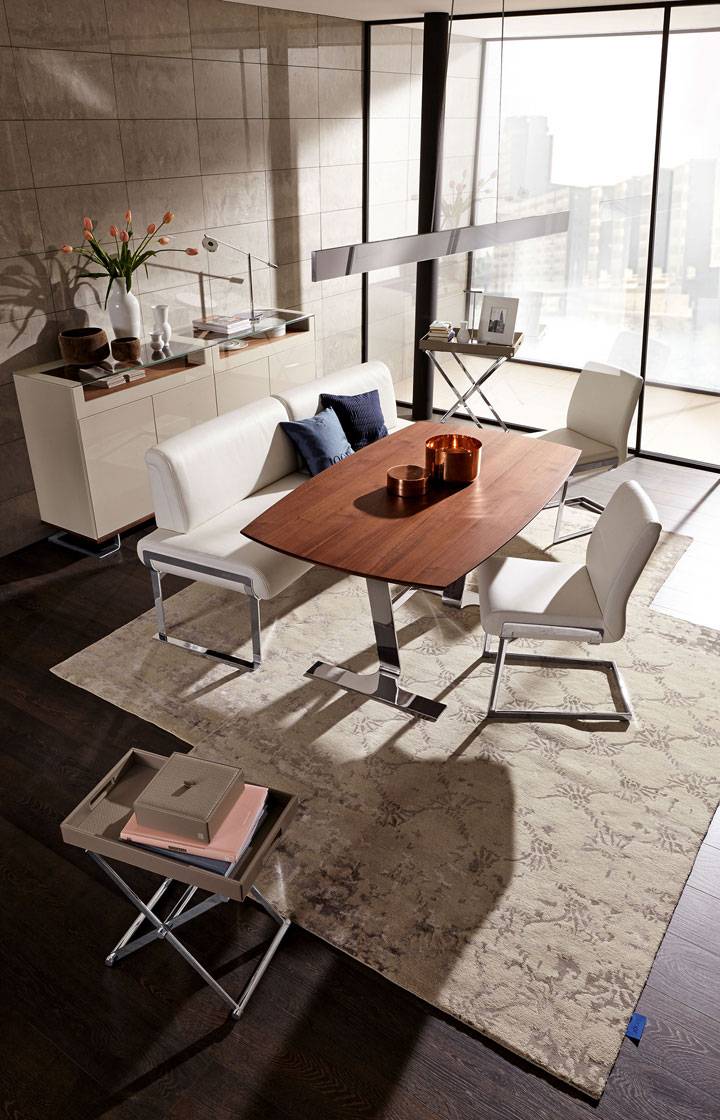 Joop Kleiner Beistelltisch Homeline, Grau-Rosé