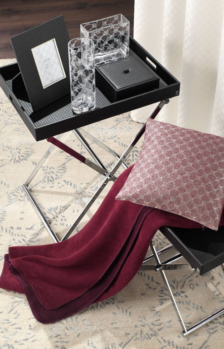 Joop Kristallvase Allover (30x10), Weiß