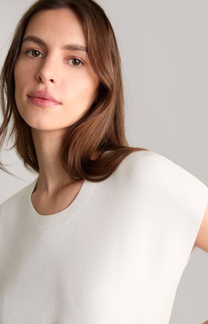 Joop Kurzarm-Pullover In Creme