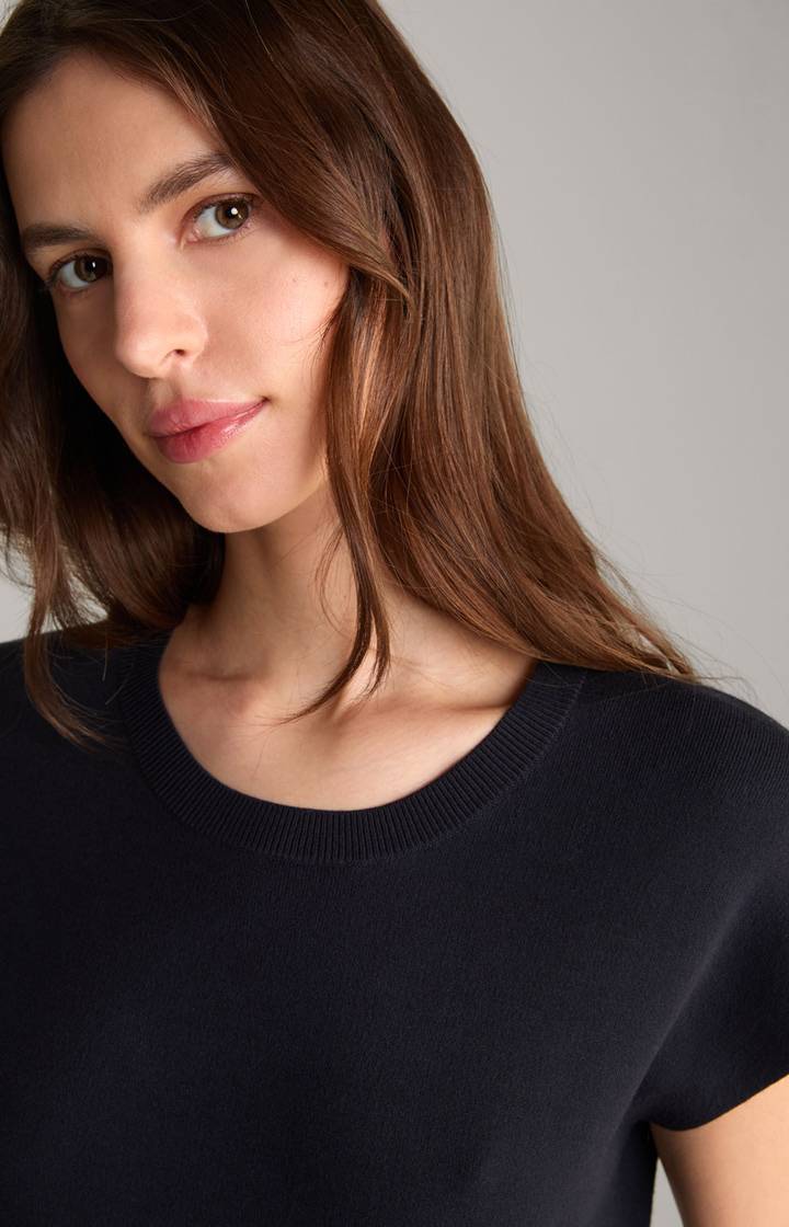 Joop Kurzarm-Pullover In Navy
