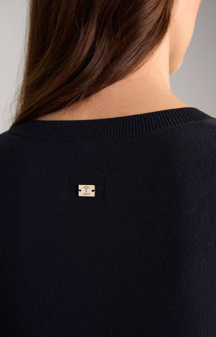 Joop Kurzarm-Pullover In Navy