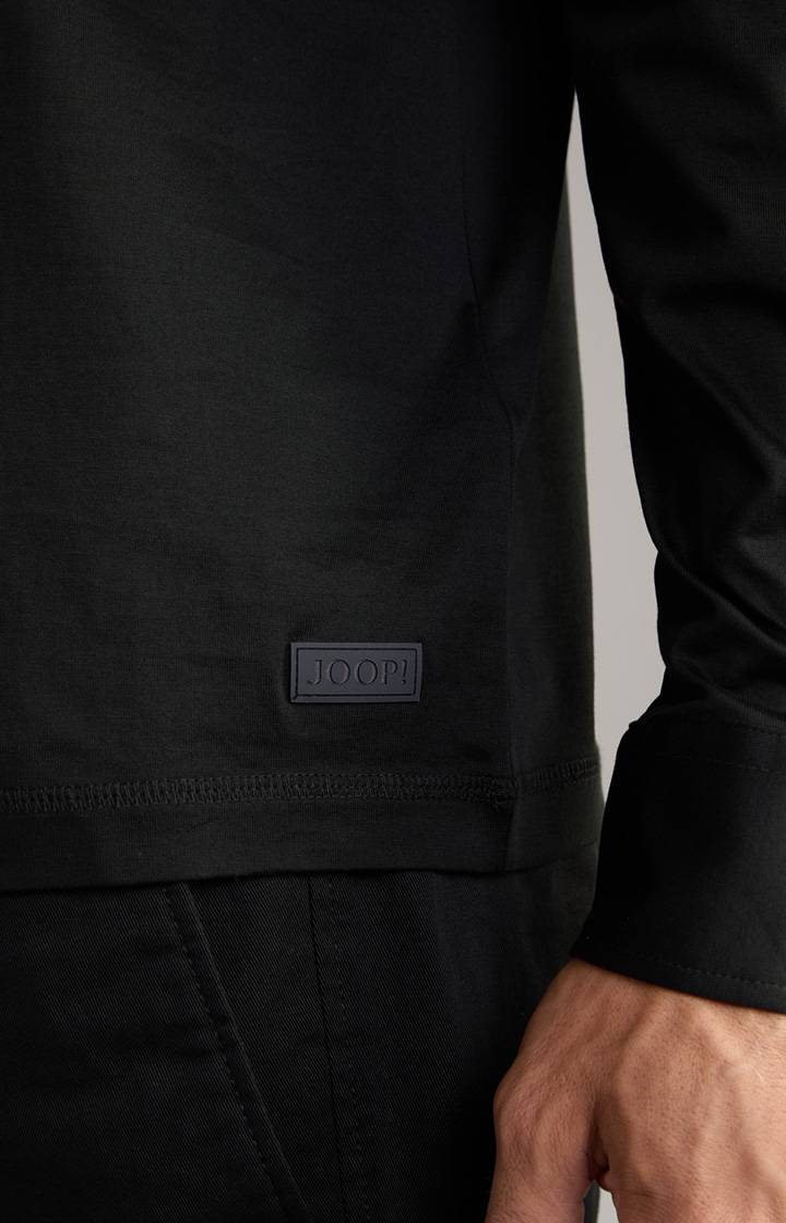 Joop Langarm-Poloshirt Baldwin In Schwarz
