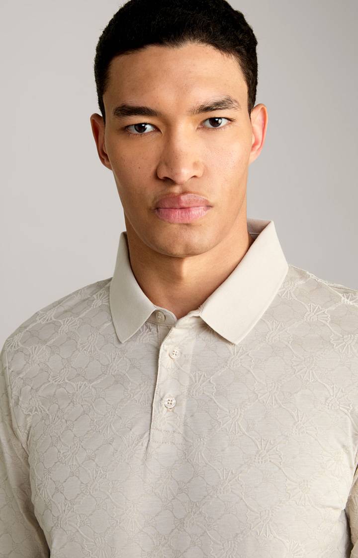 Joop Langarm-Poloshirt Pasquale In Hellbeige
