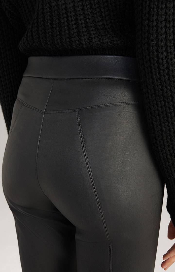 Joop Leder-Jeggings In Schwarz