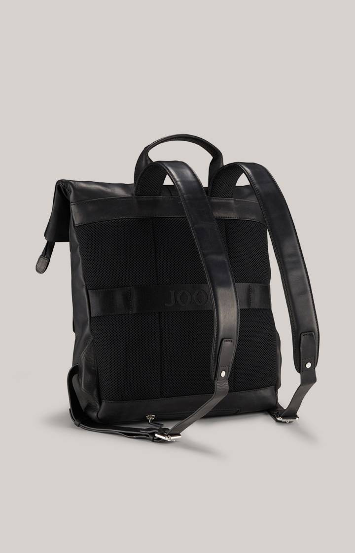 Joop Leder-Rucksack Loreto Rico In Schwarz
