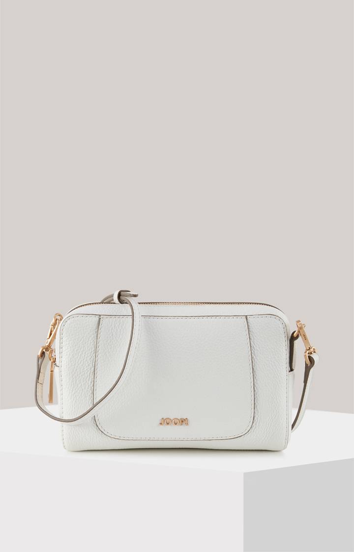 Joop Leder-Schultertasche Estate Casta in Weiß