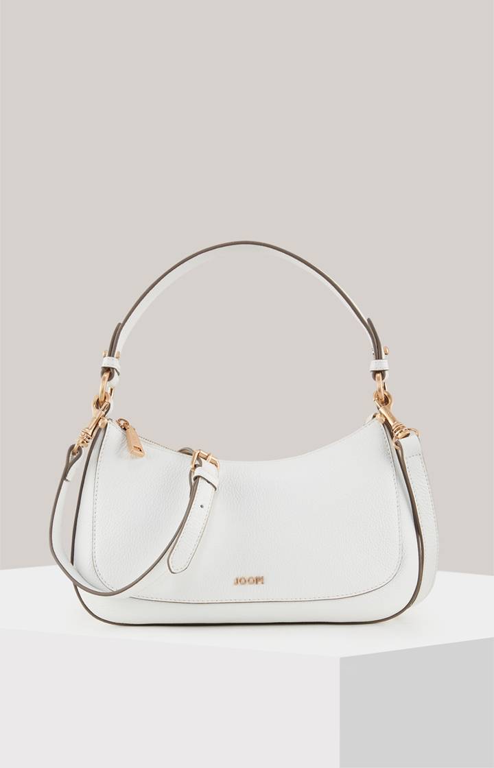 Joop Leder-Schultertasche Estate Loreen in Weiß