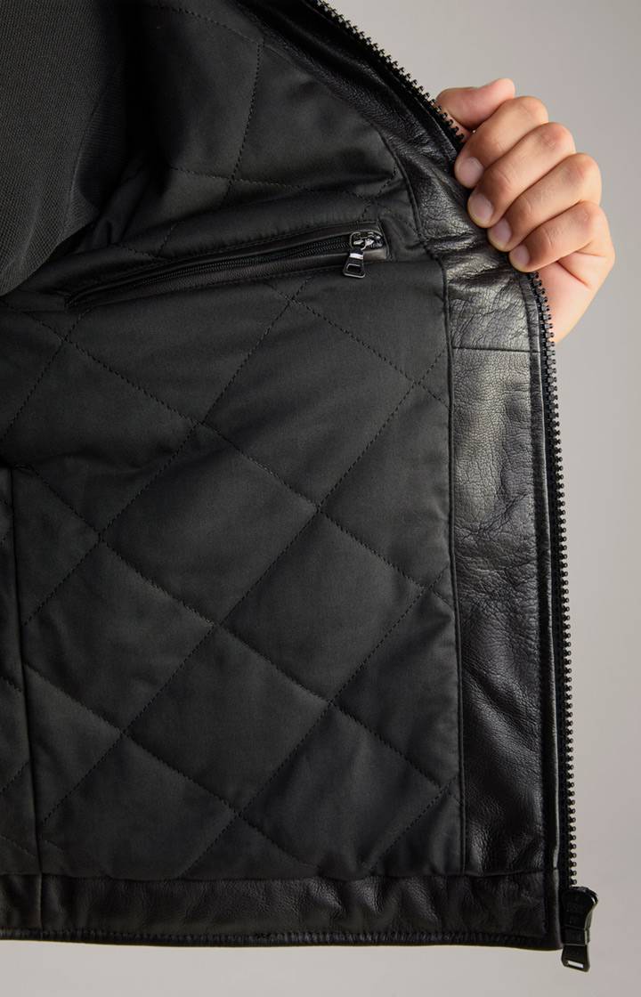 Joop Lederjacke Cleary In Schwarz