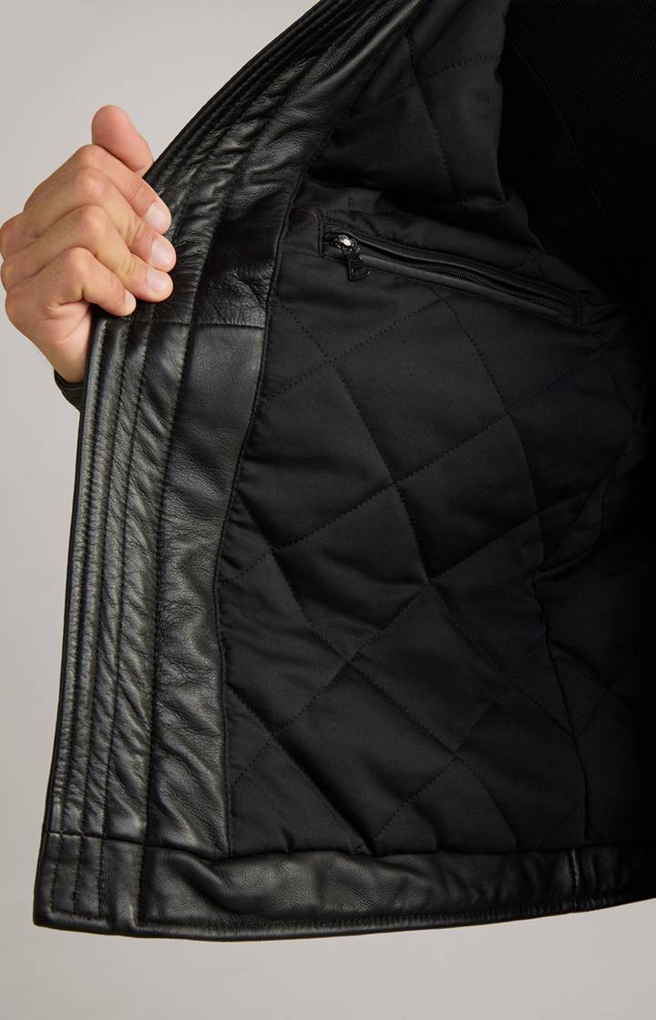 Joop Lederjacke Cleary In Schwarz