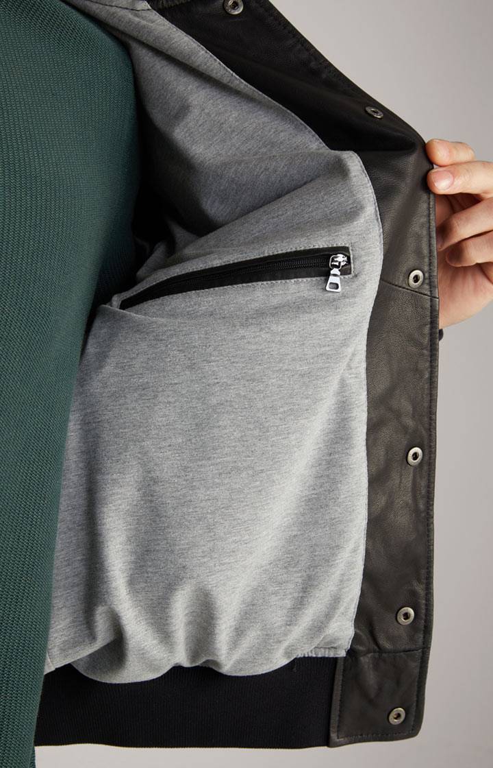 Joop Lederjacke Cuk In Schwarz