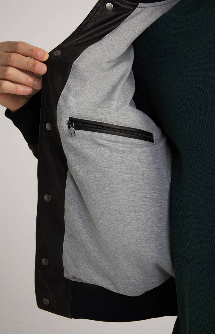 Joop Lederjacke Cuk In Schwarz