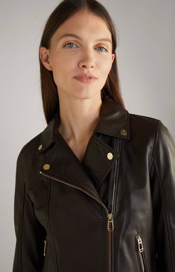 Joop Lederjacke In Dunkelbraun