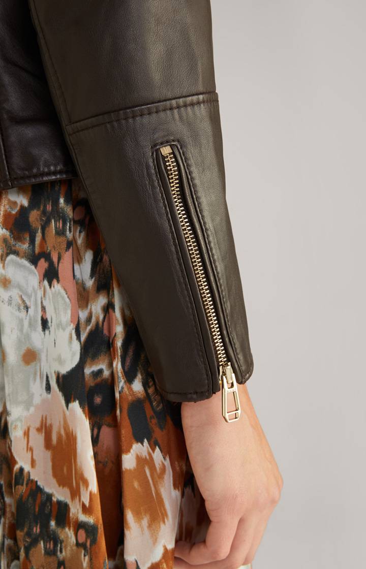 Joop Lederjacke In Dunkelbraun