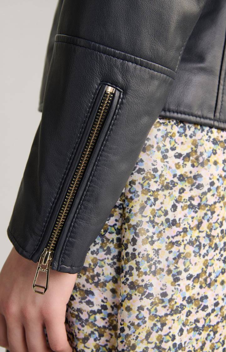 Joop Lederjacke In Navy