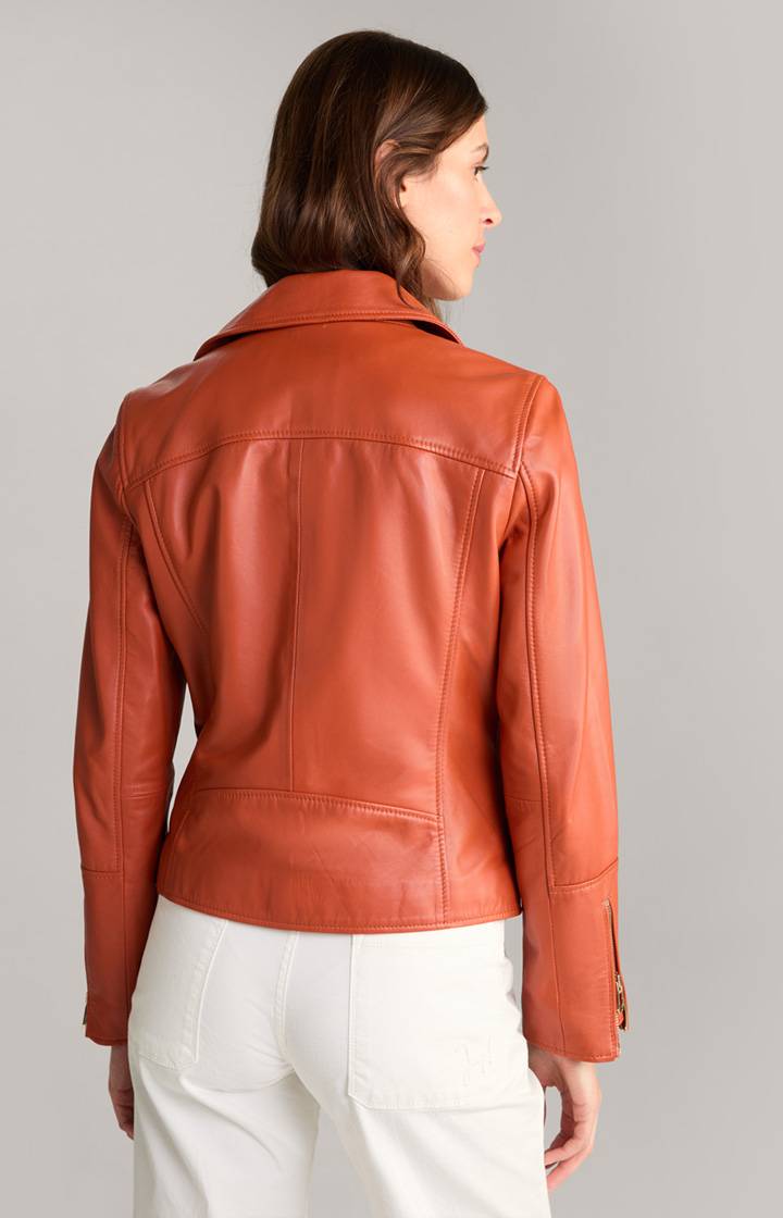 Joop Lederjacke In Orange