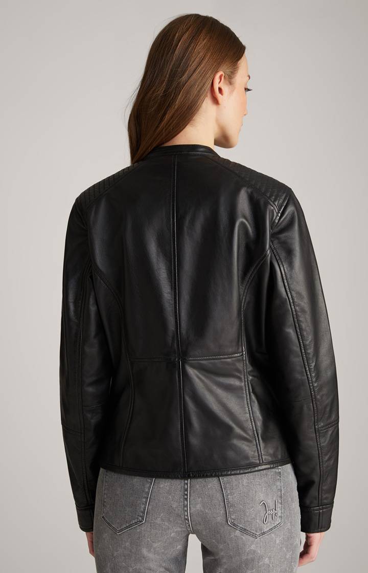 Joop Lederjacke In Schwarz