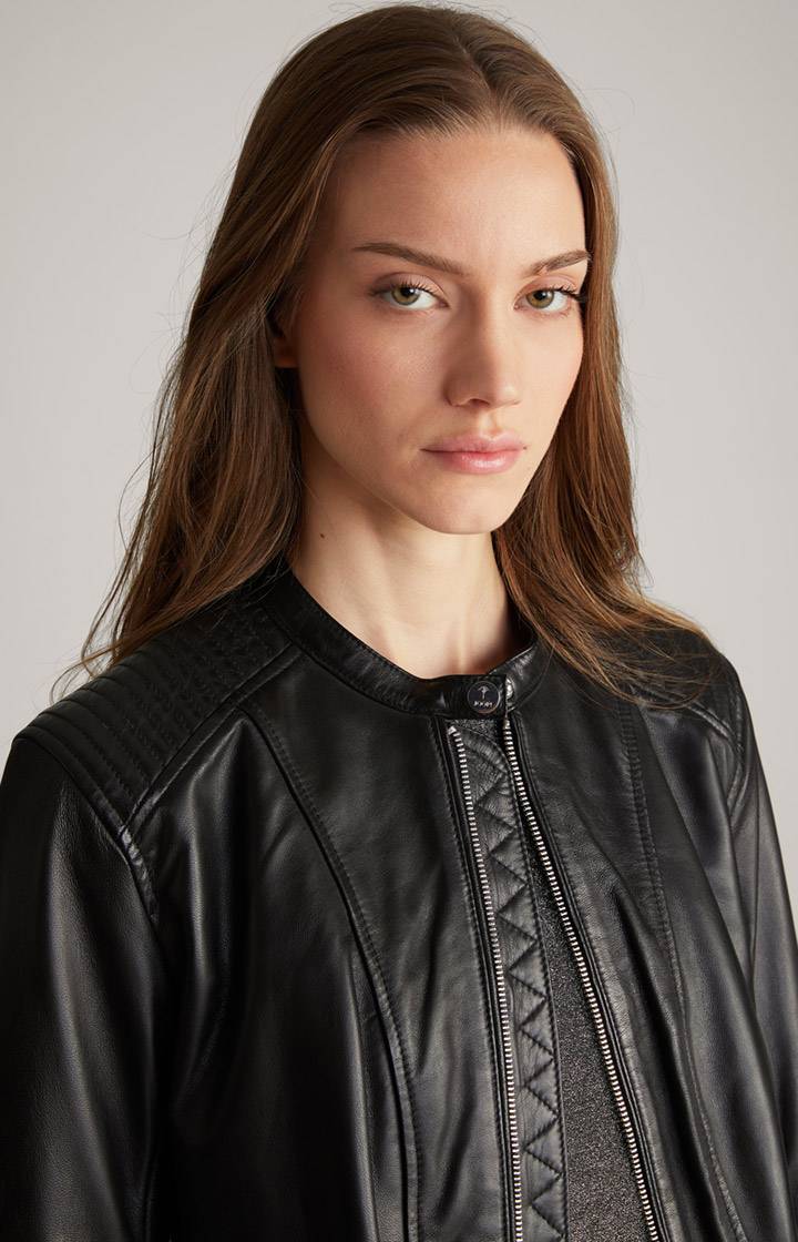 Joop Lederjacke In Schwarz