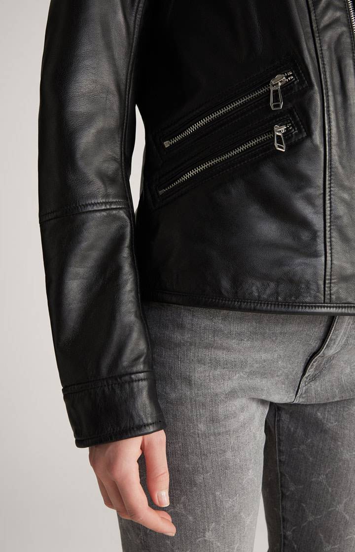 Joop Lederjacke In Schwarz
