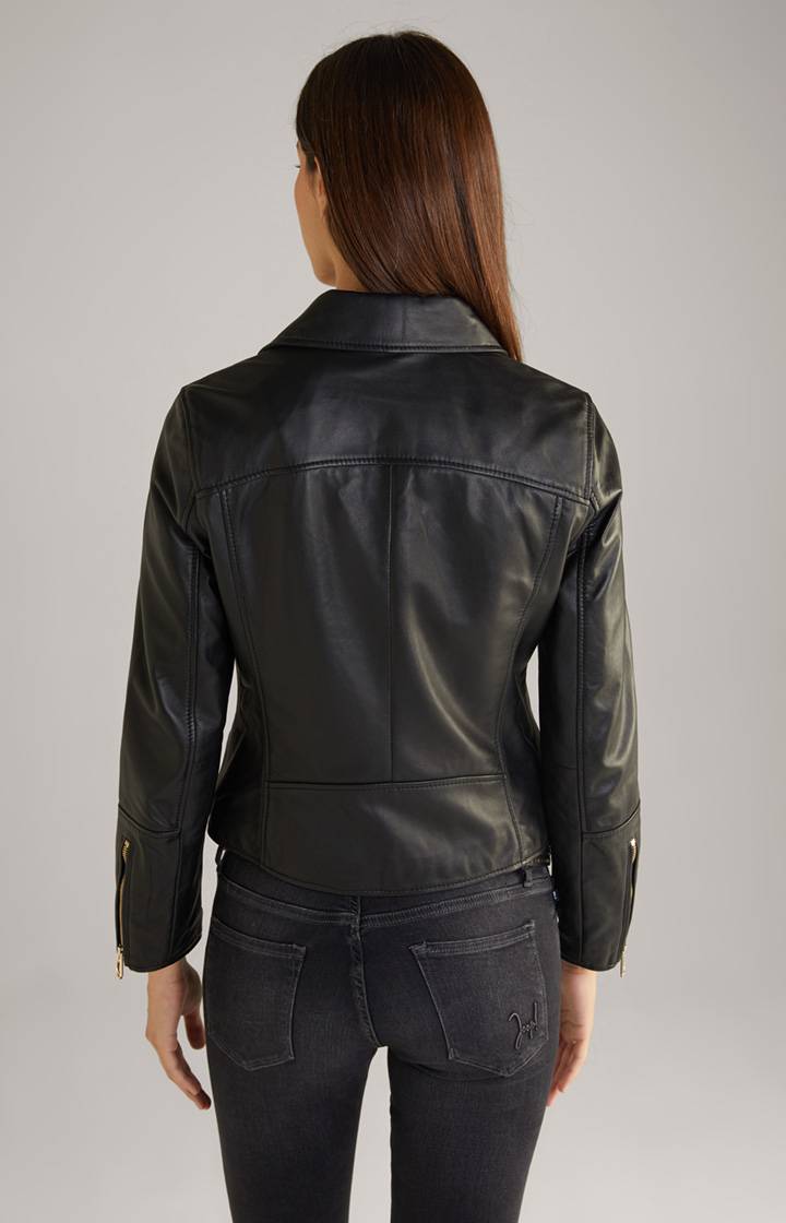 Joop Lederjacke In Schwarz