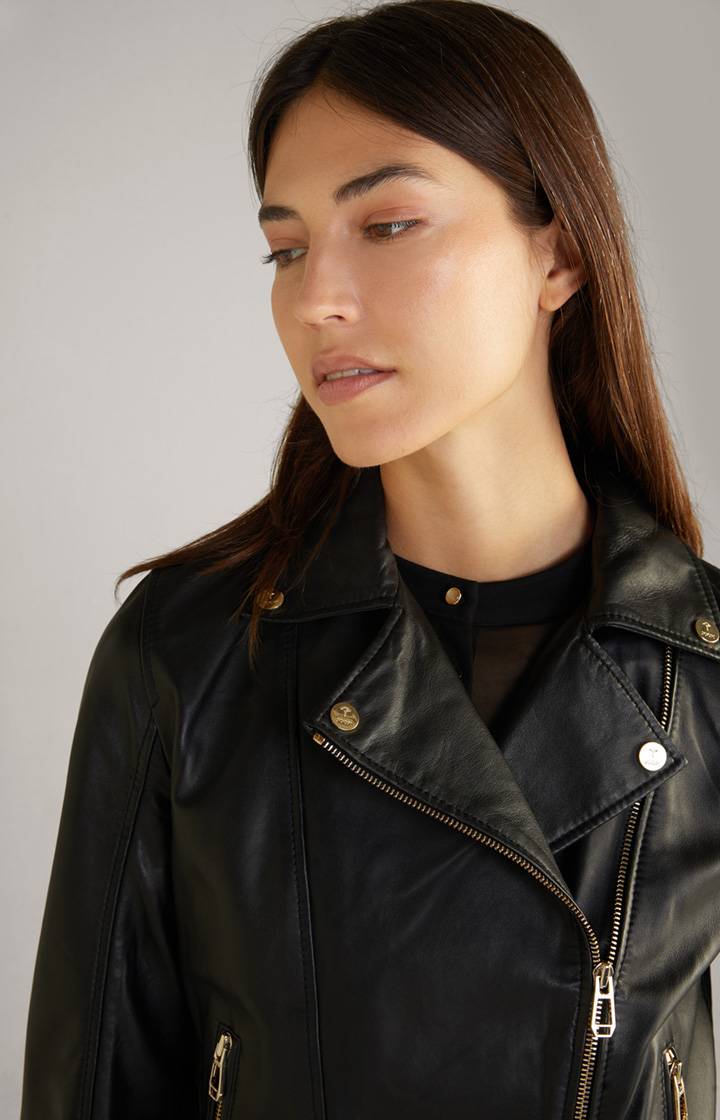Joop Lederjacke In Schwarz