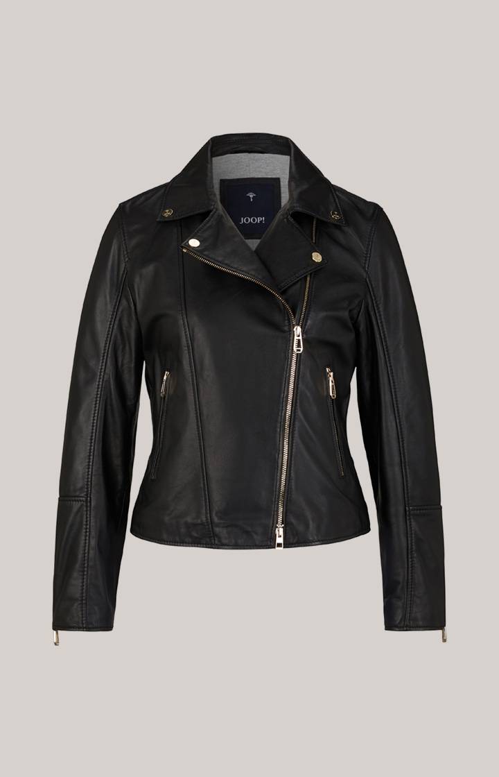 Joop Lederjacke In Schwarz