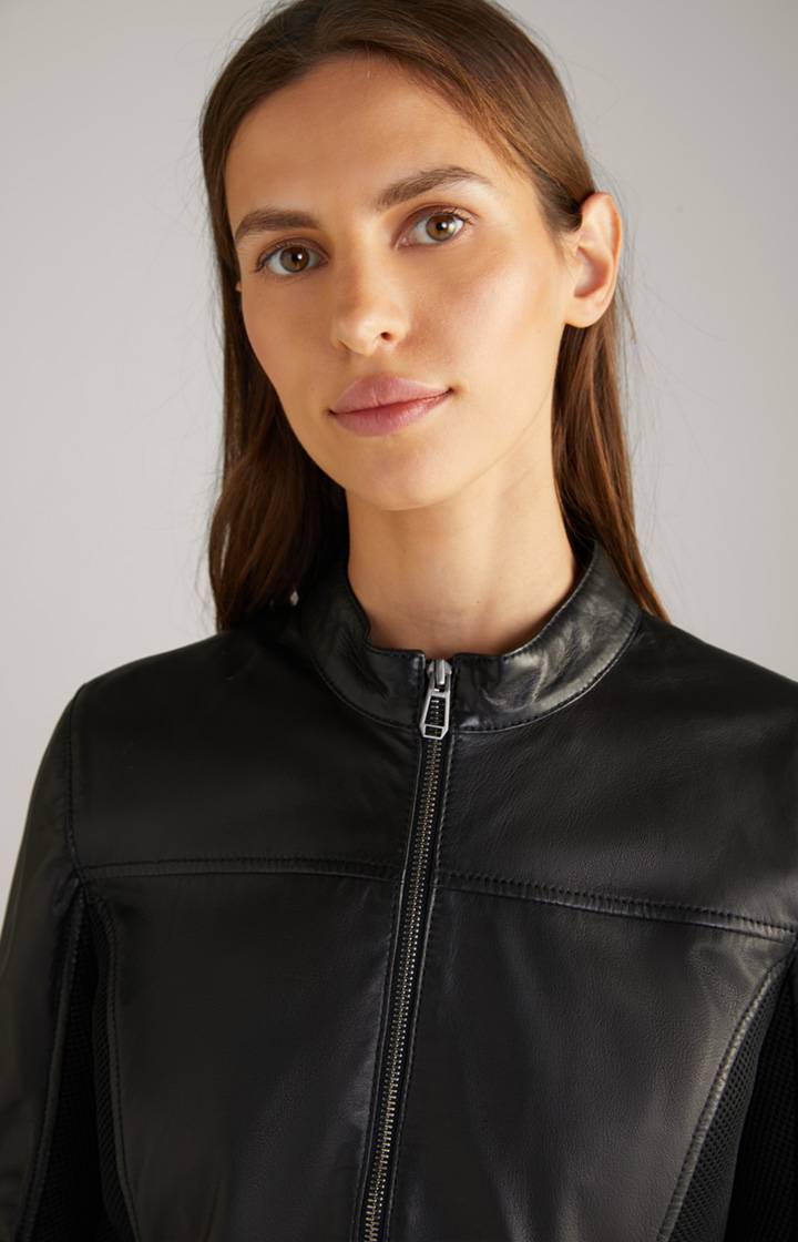 Joop Lederjacke In Schwarz