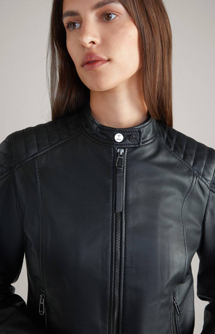 Joop Lederjacke In Schwarz