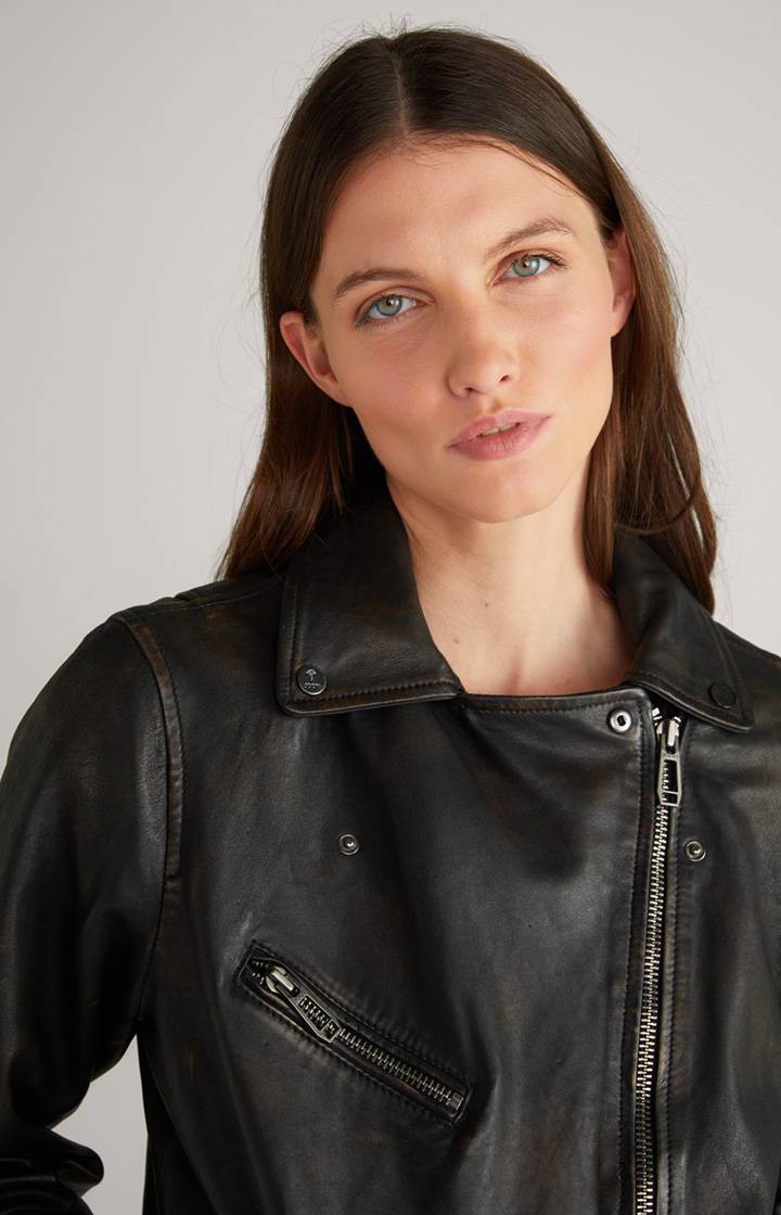 Joop Lederjacke In Schwarz