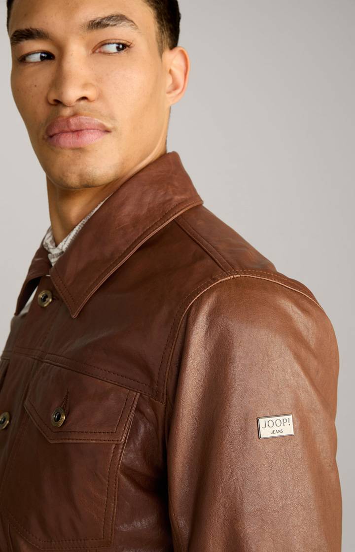 Joop Lederjacke Jean In Braun