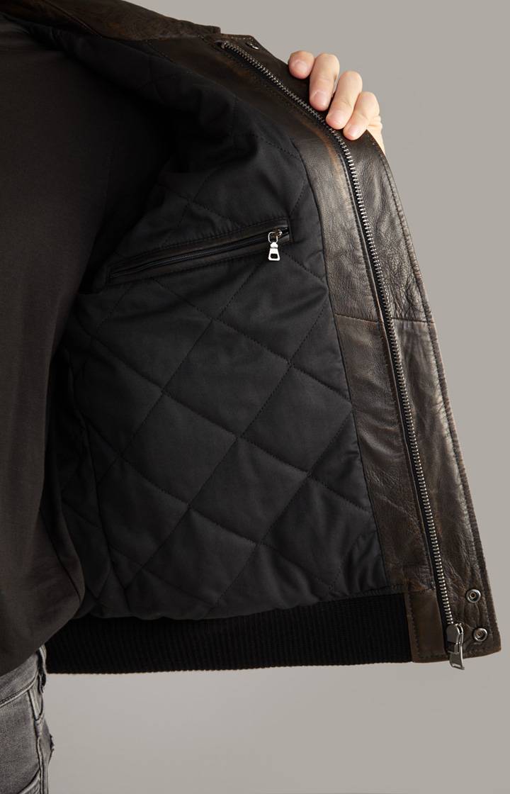 Joop Lederjacke Karman In Dunkelbraun