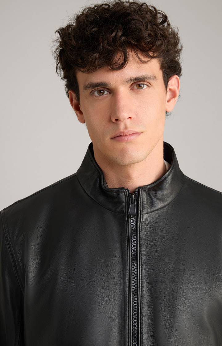 Joop Lederjacke Lif In Schwarz
