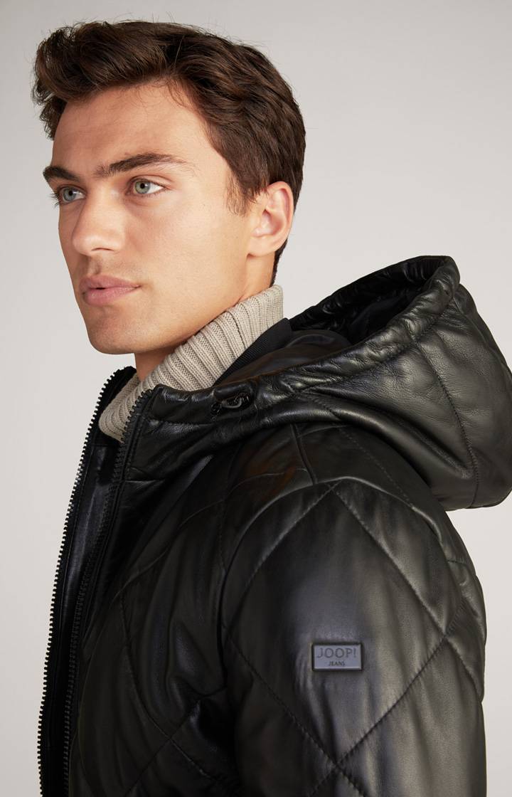 Joop Lederjacke Relom In Schwarz