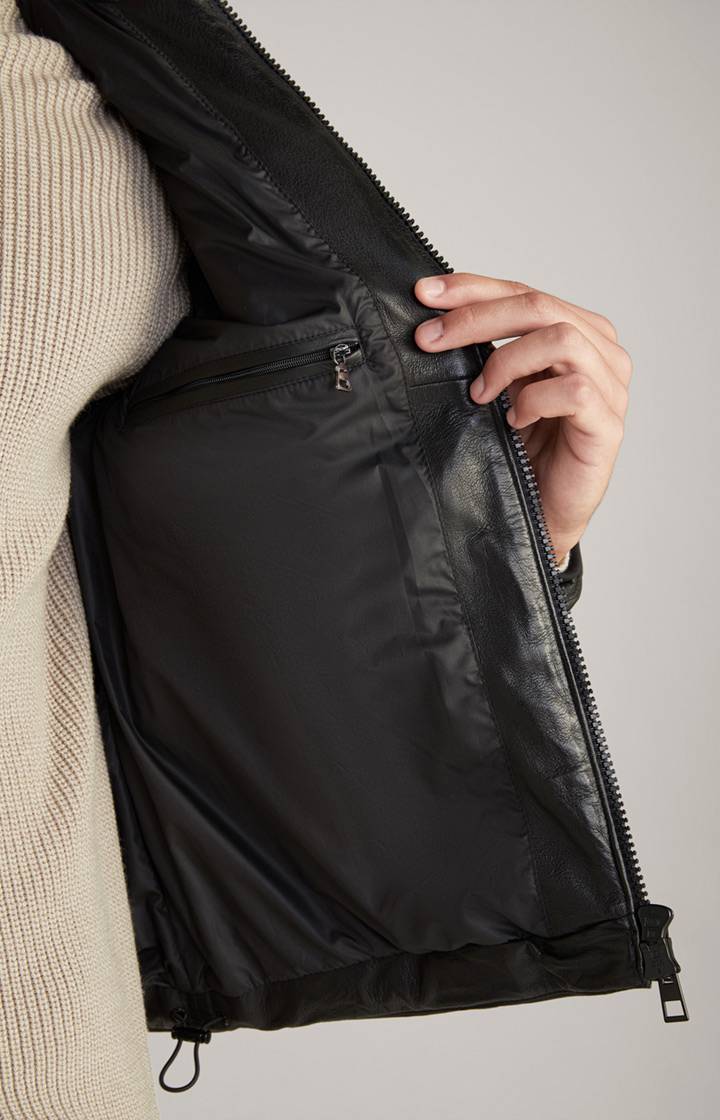 Joop Lederjacke Relom In Schwarz