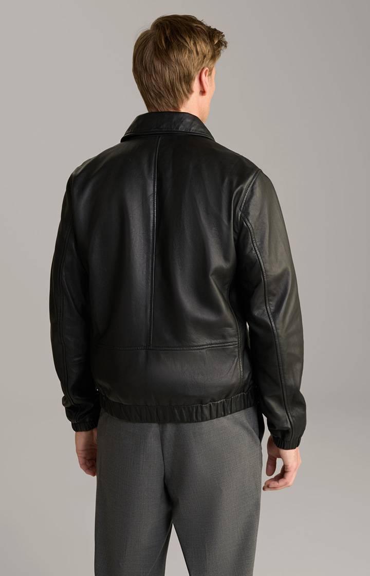 Joop Lederjacke Rock In Schwarz