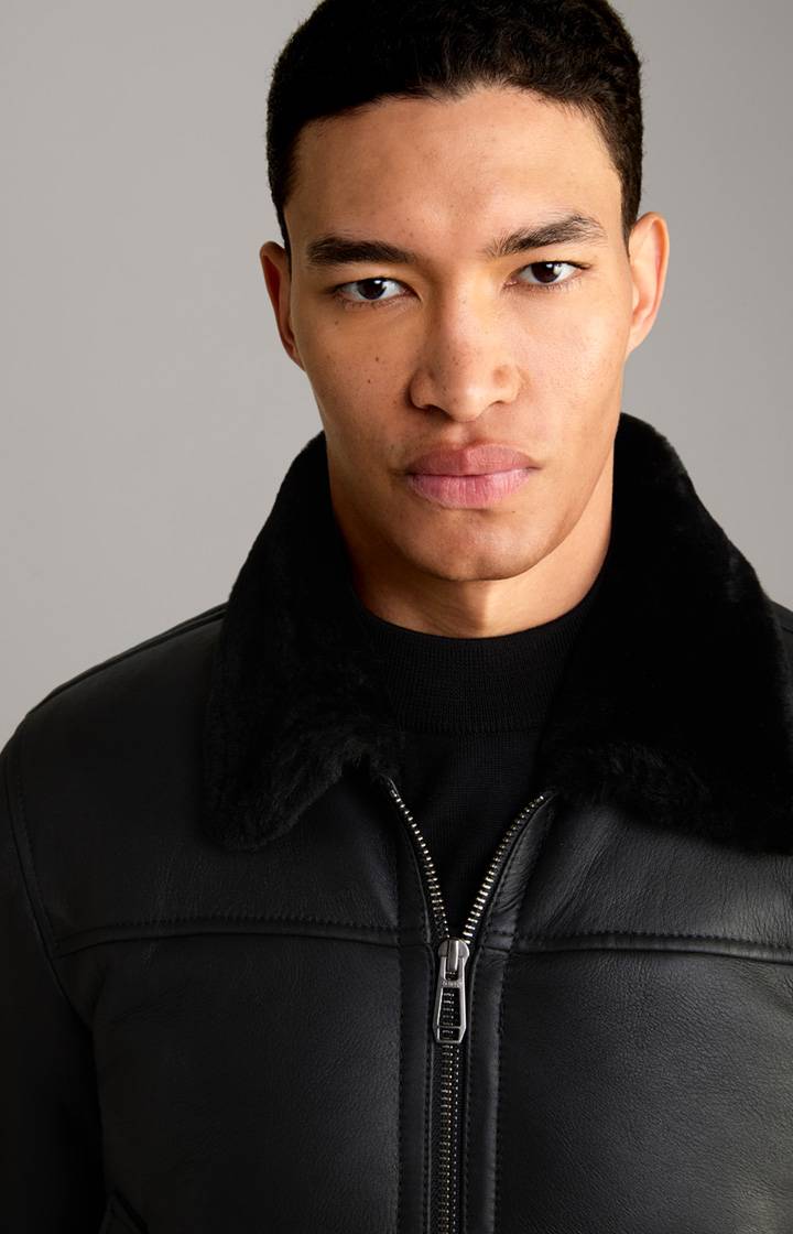 Joop Lederjacke Sonan In Schwarz