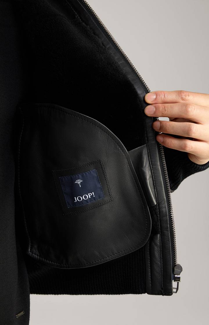 Joop Lederjacke Sonan In Schwarz