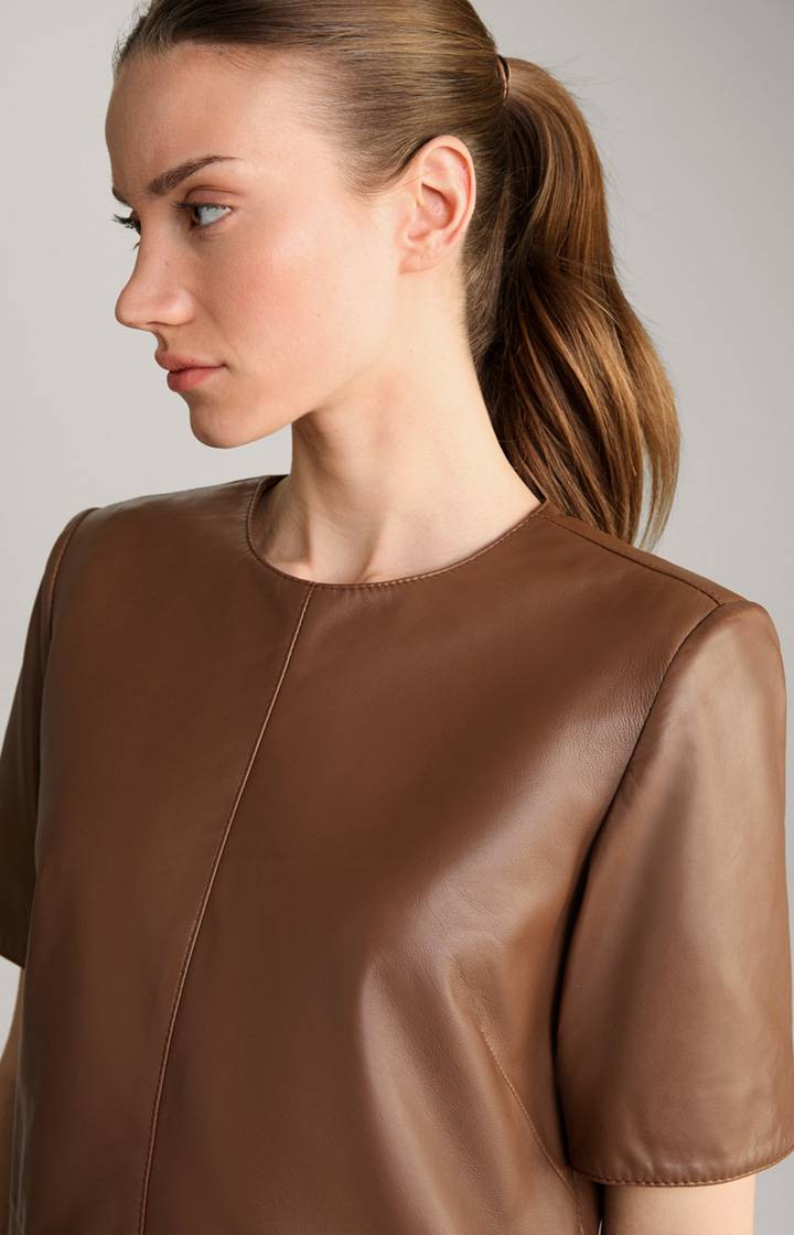 Joop Lederkleid In Braun