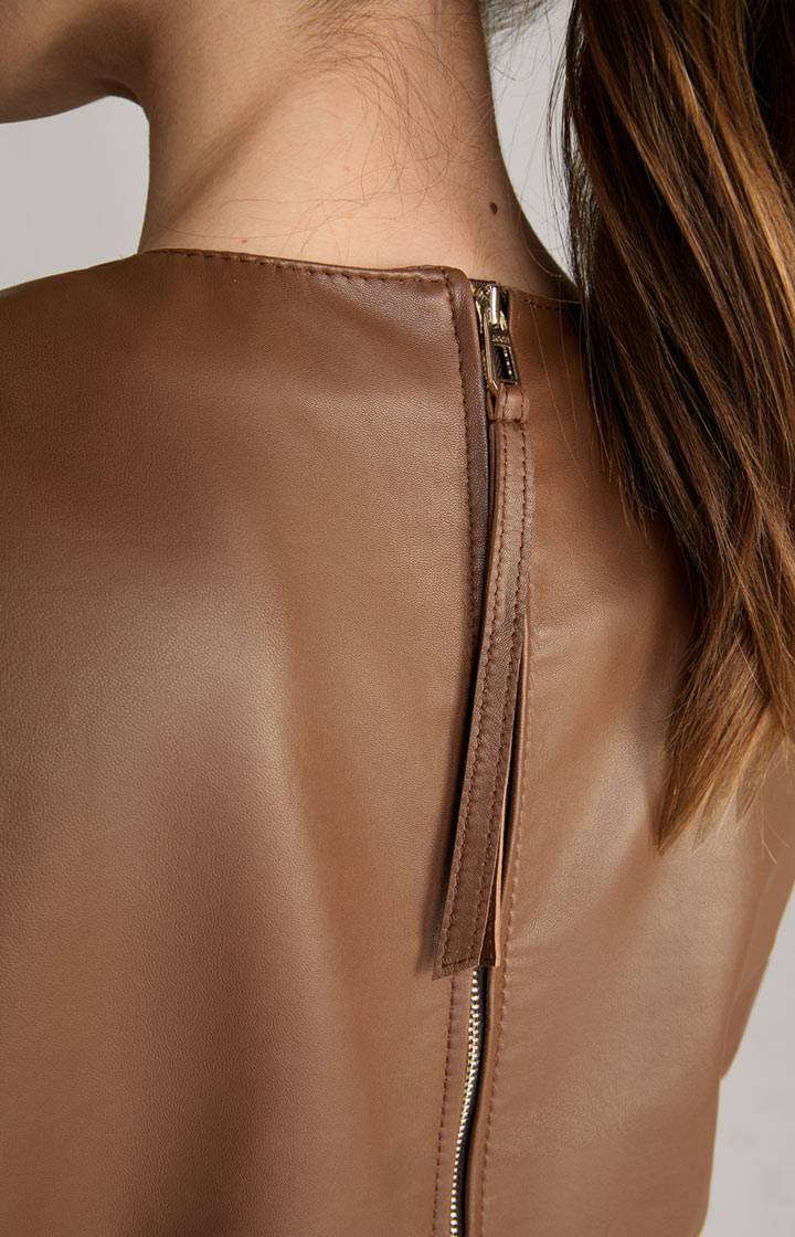 Joop Lederkleid In Braun