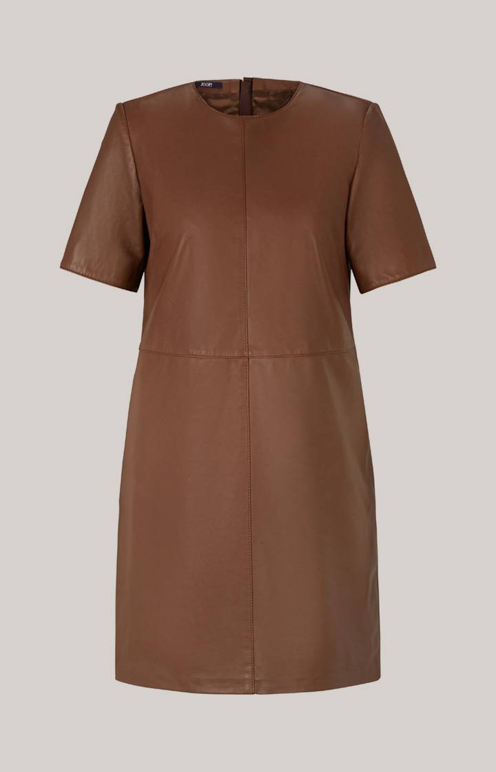 Joop Lederkleid In Braun