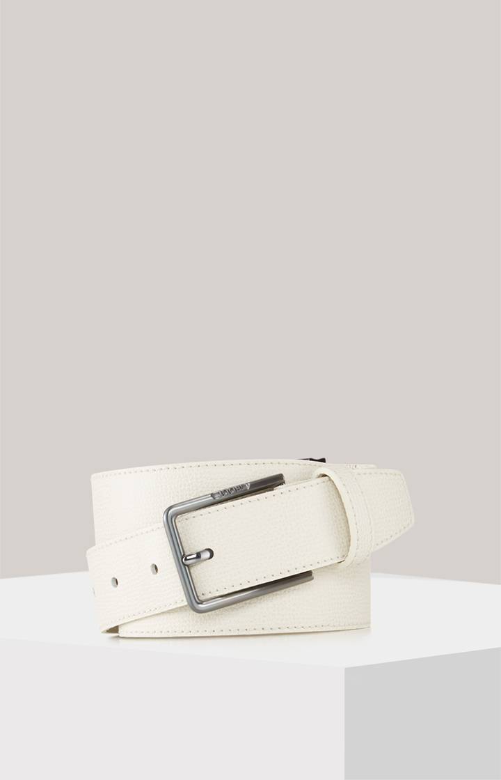 Joop Ledermix-Gürtel in Offwhite