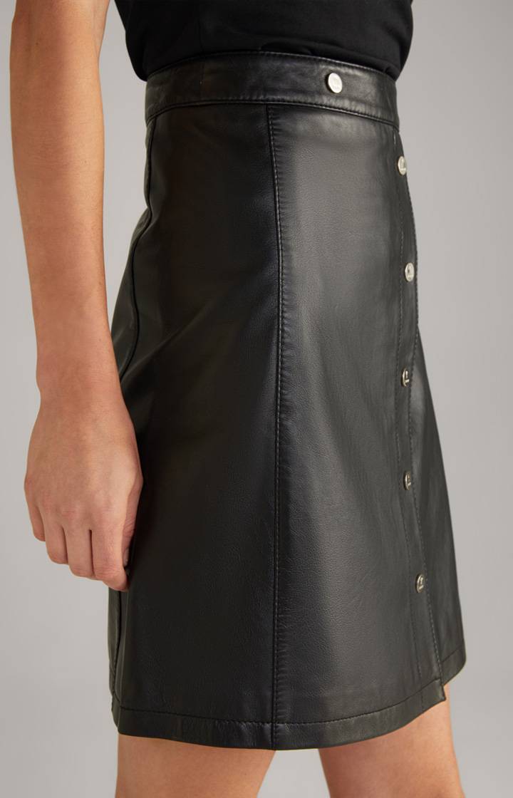 Joop Lederrock In Schwarz