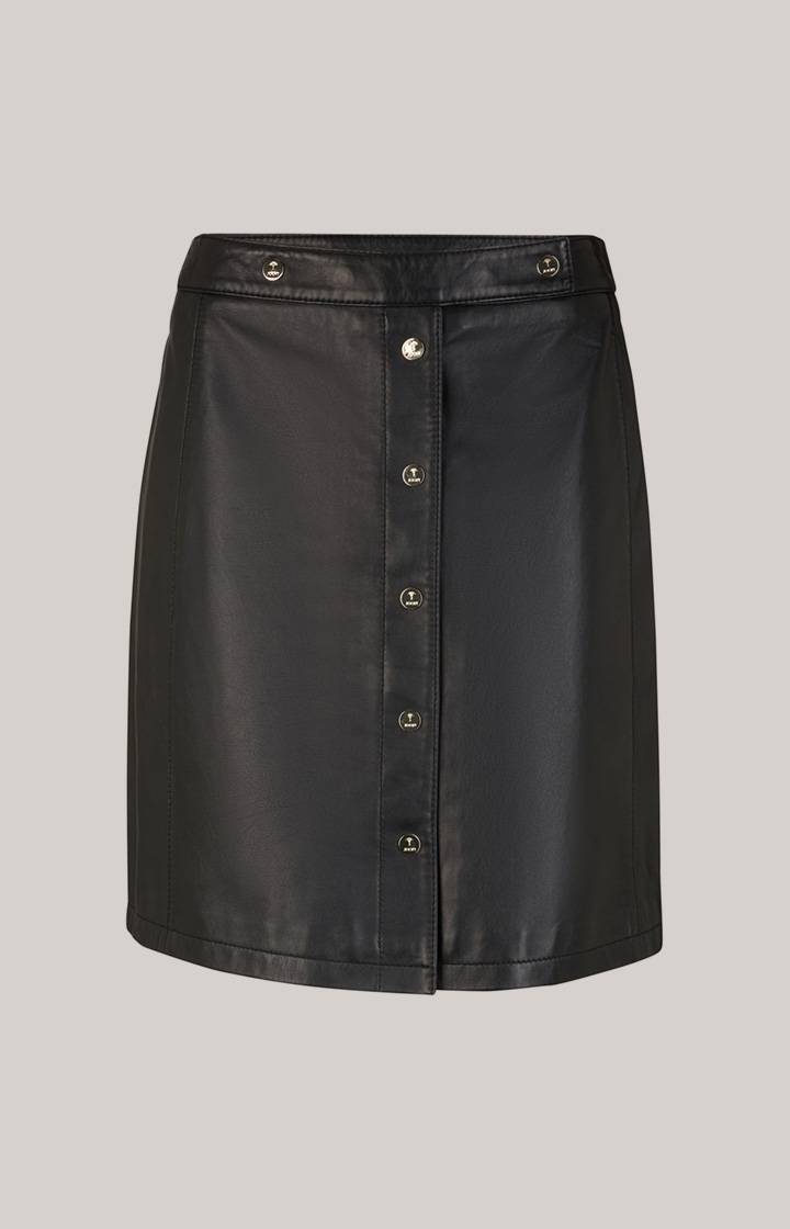 Joop Lederrock In Schwarz