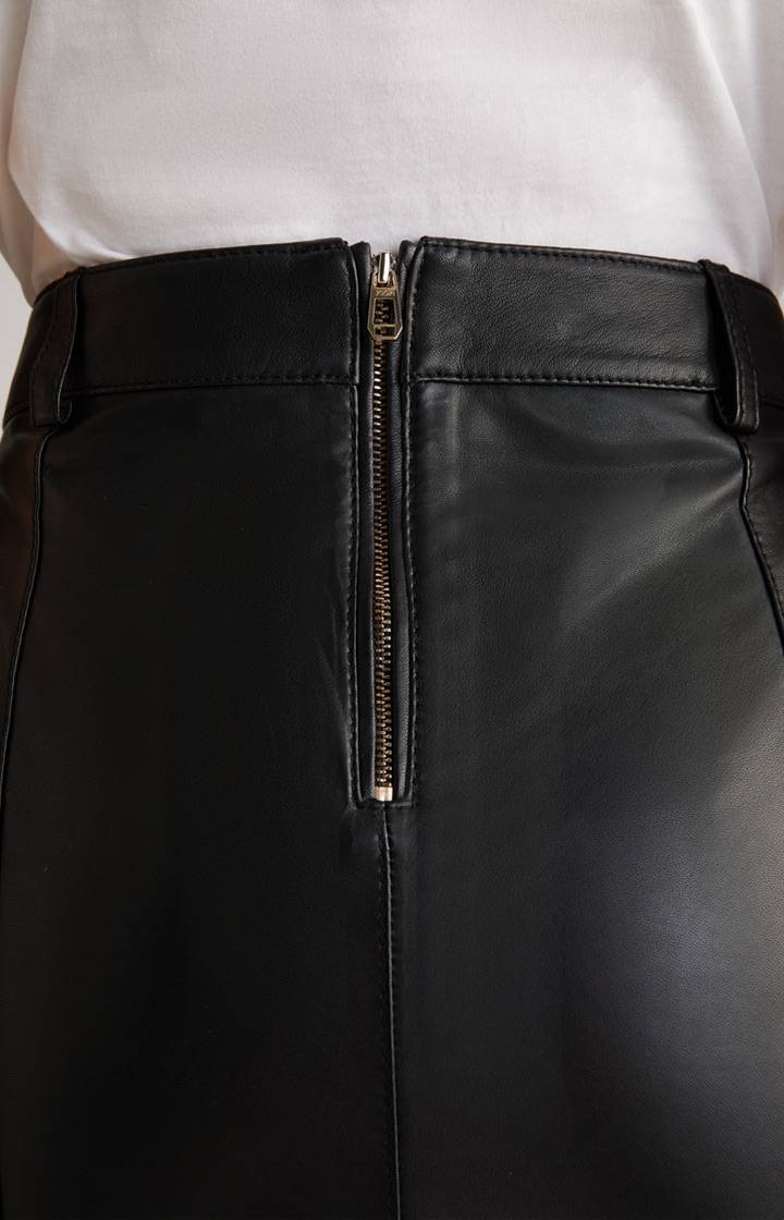 Joop Lederrock In Schwarz